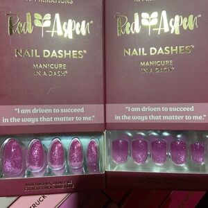 COPY - Gen and rissy is driven Pink Glitter Nail Dashes